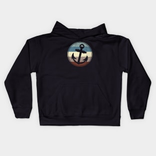 Vintage Anchor | Distressed Style Kids Hoodie